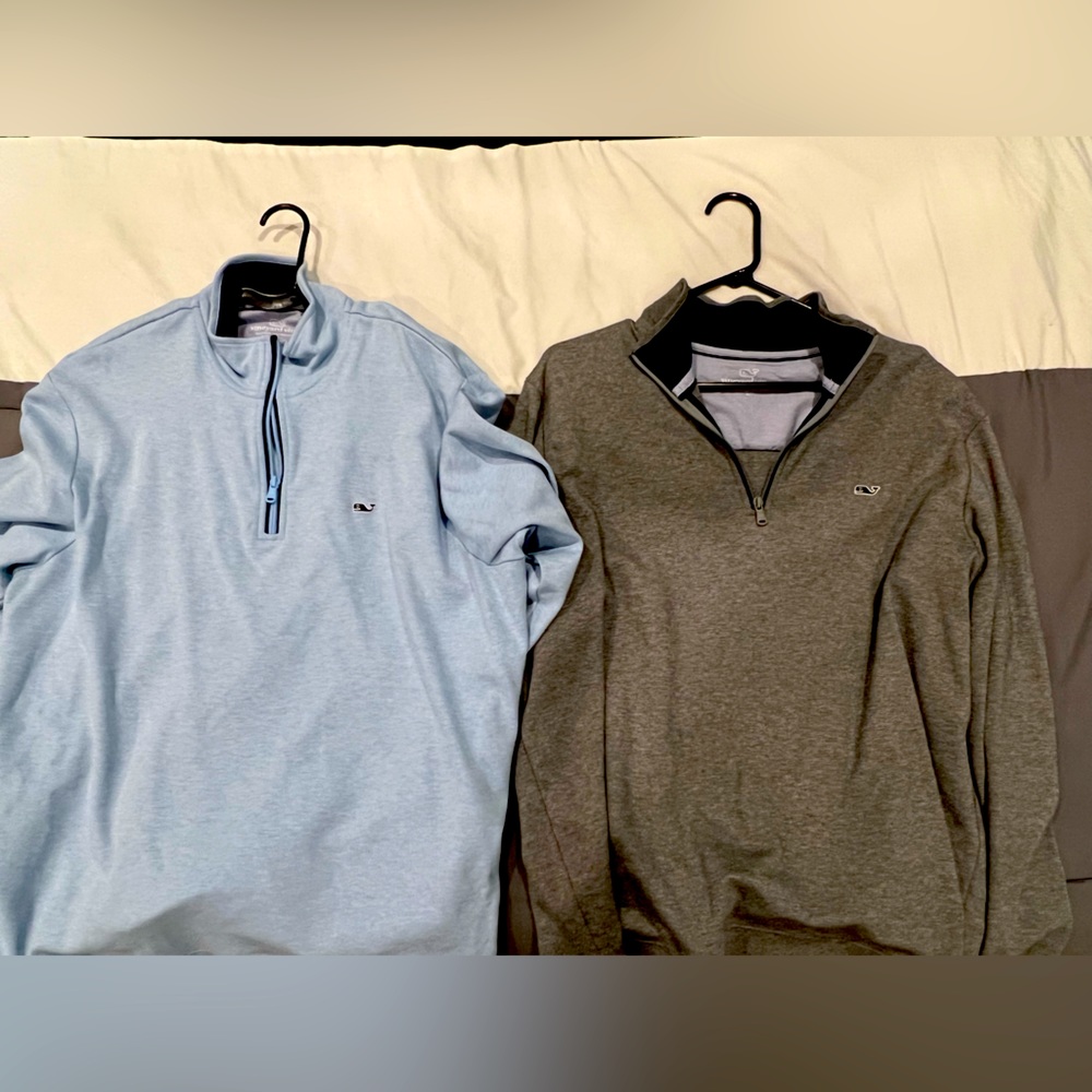 Lot of 2 Vineyard Vines Pullovers. Large.